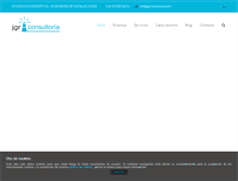 Tablet Screenshot of jgrconsultoria.com